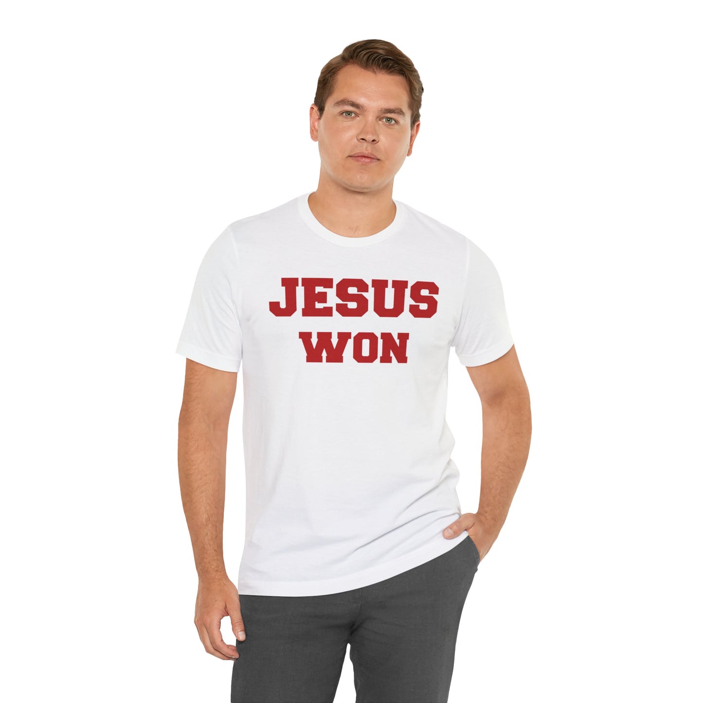 Ohio Jesus Won Unisex Jersey Short Sleeve Tee
