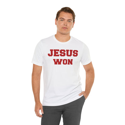 Ohio Jesus Won Unisex Jersey Short Sleeve Tee