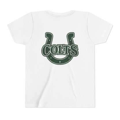 Cloverleaf Colts Follow Jesus Youth Short Sleeve Tee