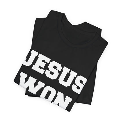 Medina Bees Jesus Won Unisex Jersey Short Sleeve Tee