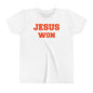 Buckeye Bucks Jesus Won Youth Short Sleeve Tee