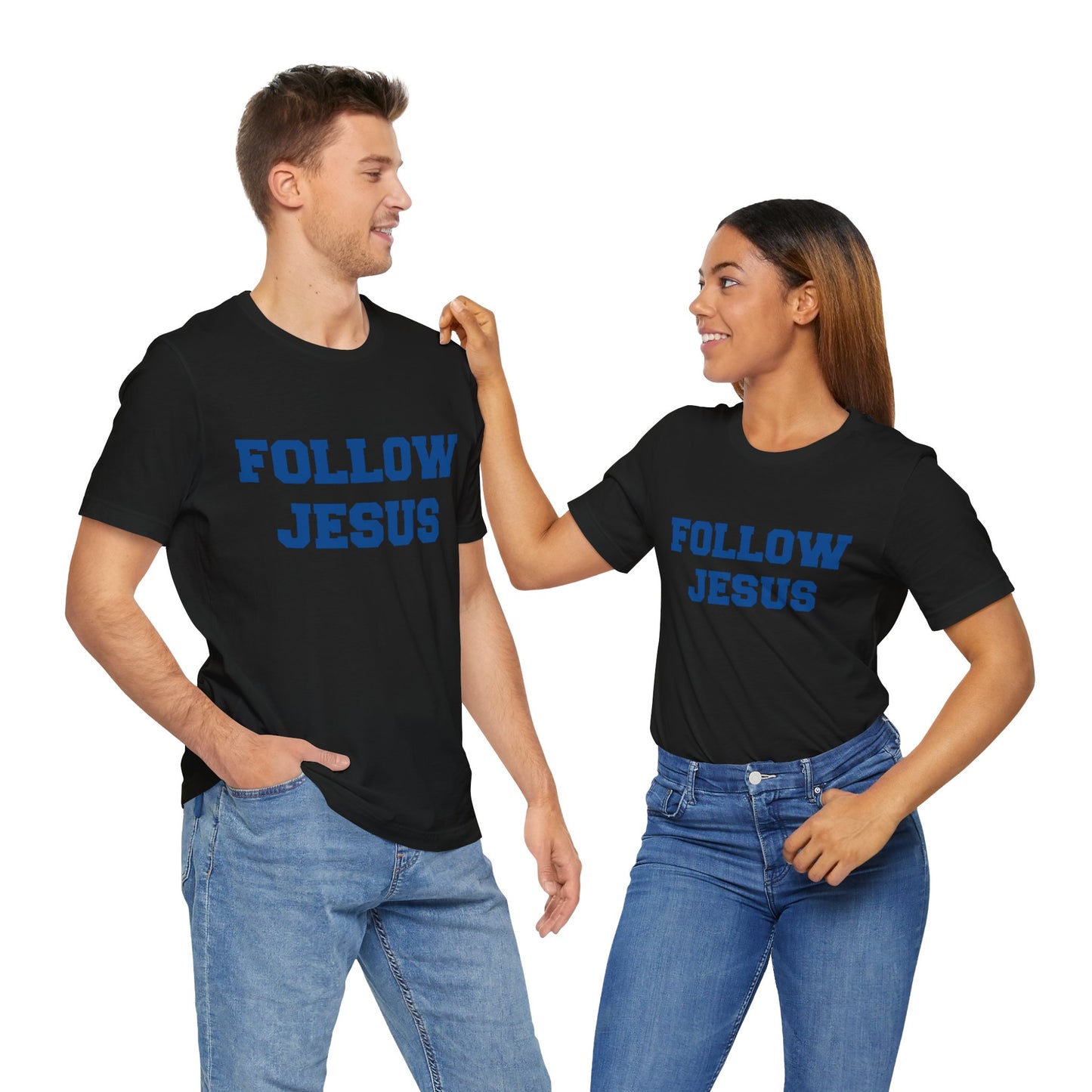 Brunswick Blue Devils Follow Jesus Unisex Jersey Short Sleeve Tee