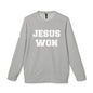 Jesus Won Adidas Unisex Fleece Crewneck Sweatshirt