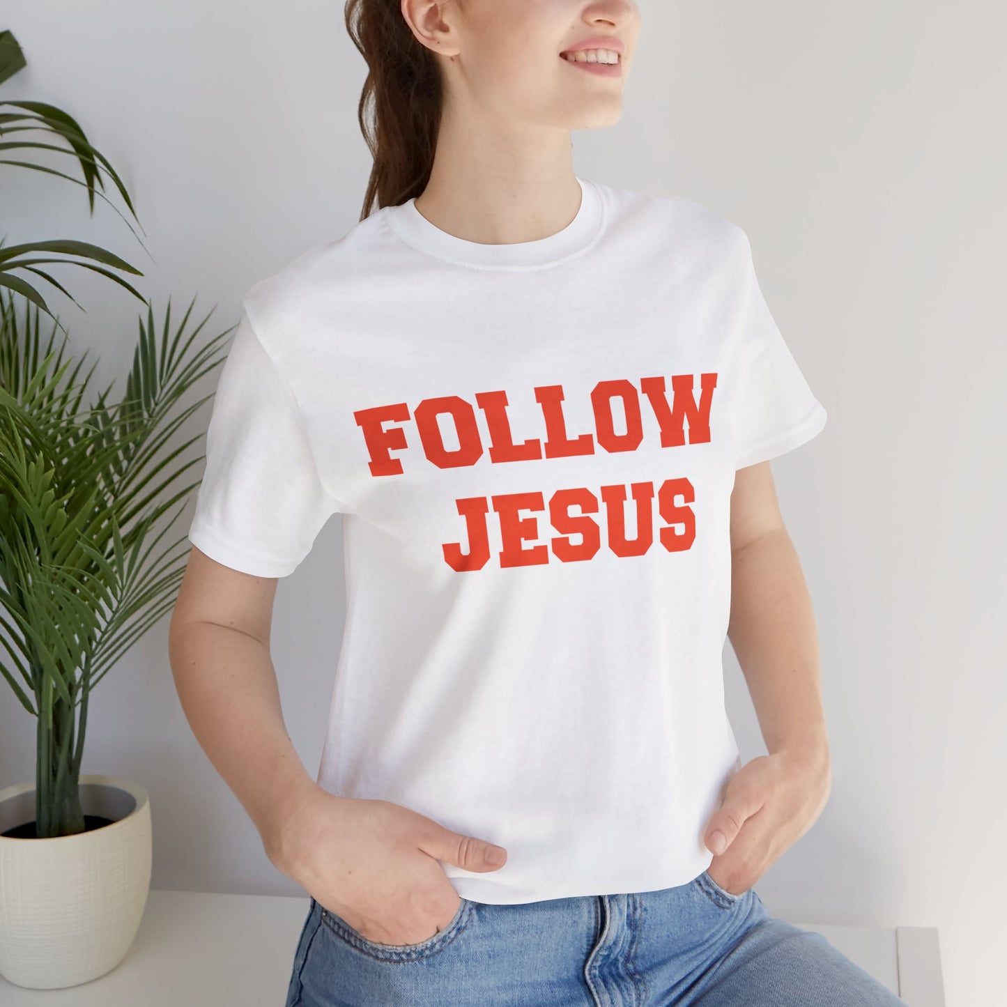 Buckeye Bucks Follow Jesus Unisex Jersey Short Sleeve Tee
