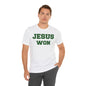 Cloverleaf Colts Jesus Won Unisex Jersey Short Sleeve Tee