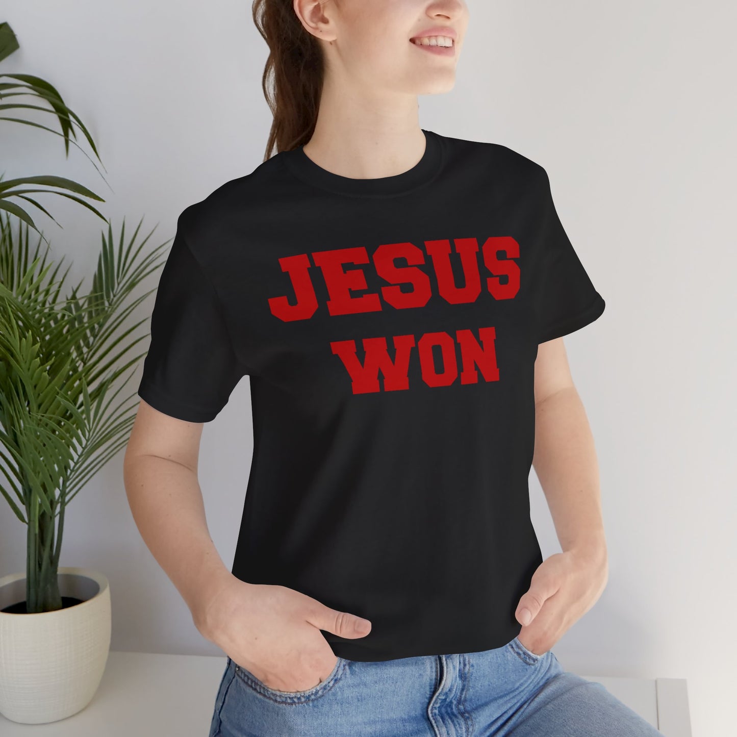 Ohio Jesus Won Unisex Jersey Short Sleeve Tee