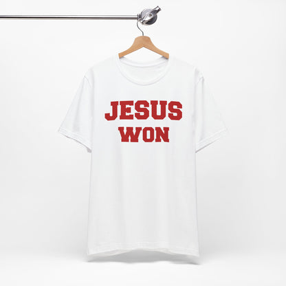Ohio Jesus Won Unisex Jersey Short Sleeve Tee