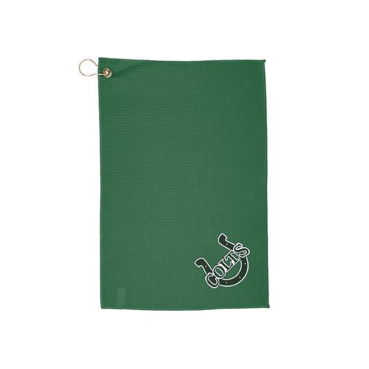 Cloverleaf Golf Towel Green