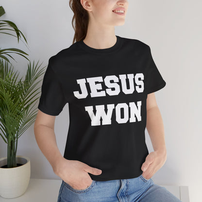 Medina Bees Jesus Won Unisex Jersey Short Sleeve Tee