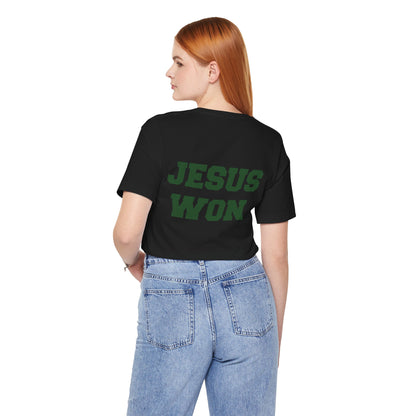 Medina Bees Jesus Won 2 Unisex Jersey Short Sleeve Tee