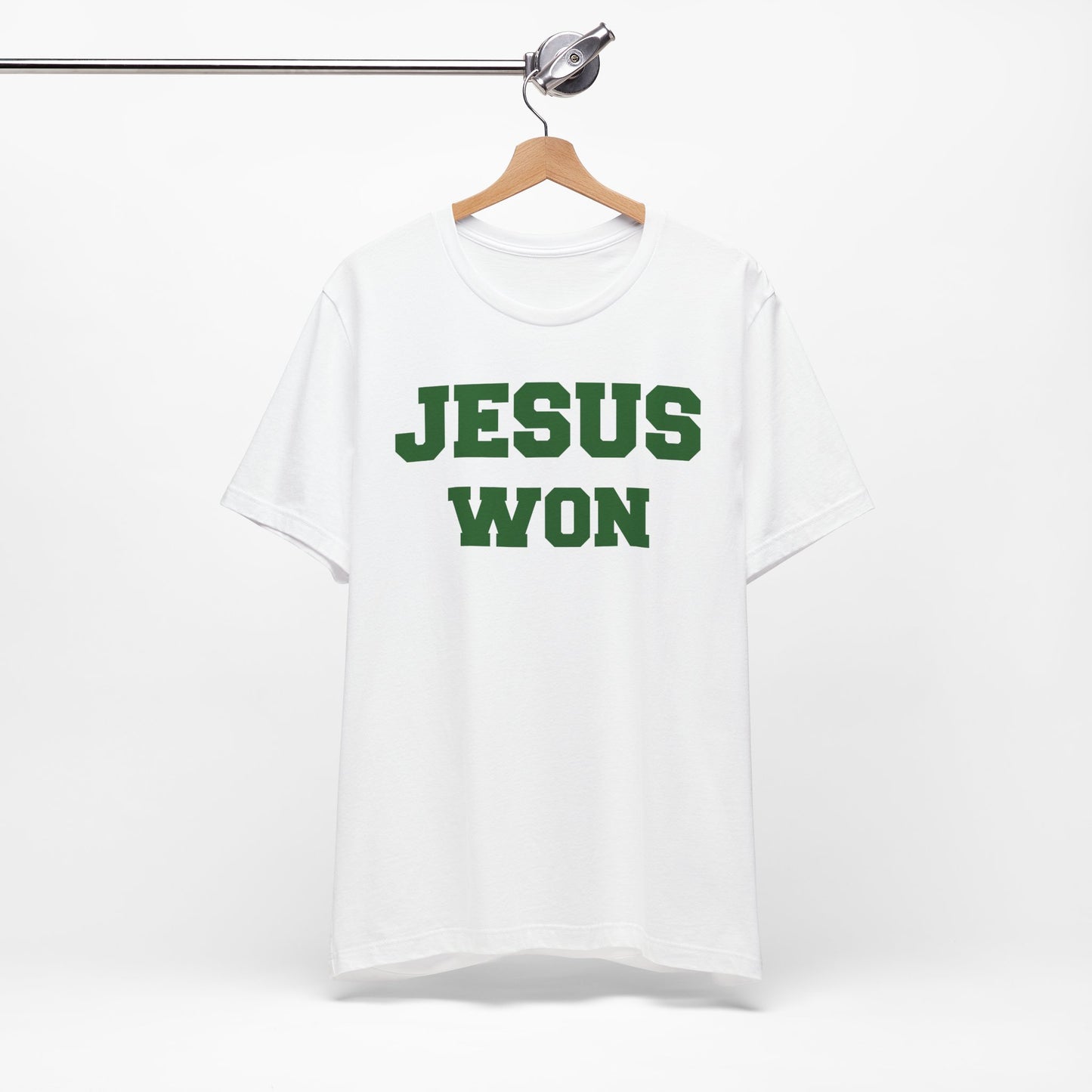 Cloverleaf Colts Jesus Won Unisex Jersey Short Sleeve Tee